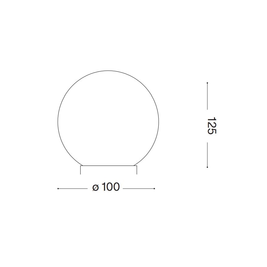 Ideal Lux - LED Namizna svetilka CARTA 1xG9/3W/230V pr. 10 cm bela