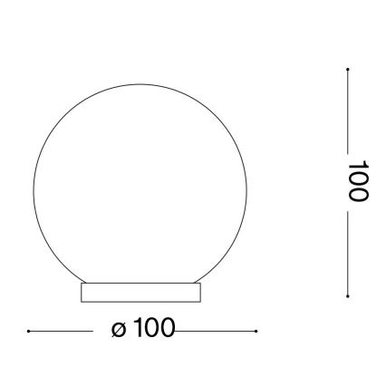 Ideal Lux - LED Namizna svetilka MAPA 1xG9/3W/230V pr. 10 cm bela