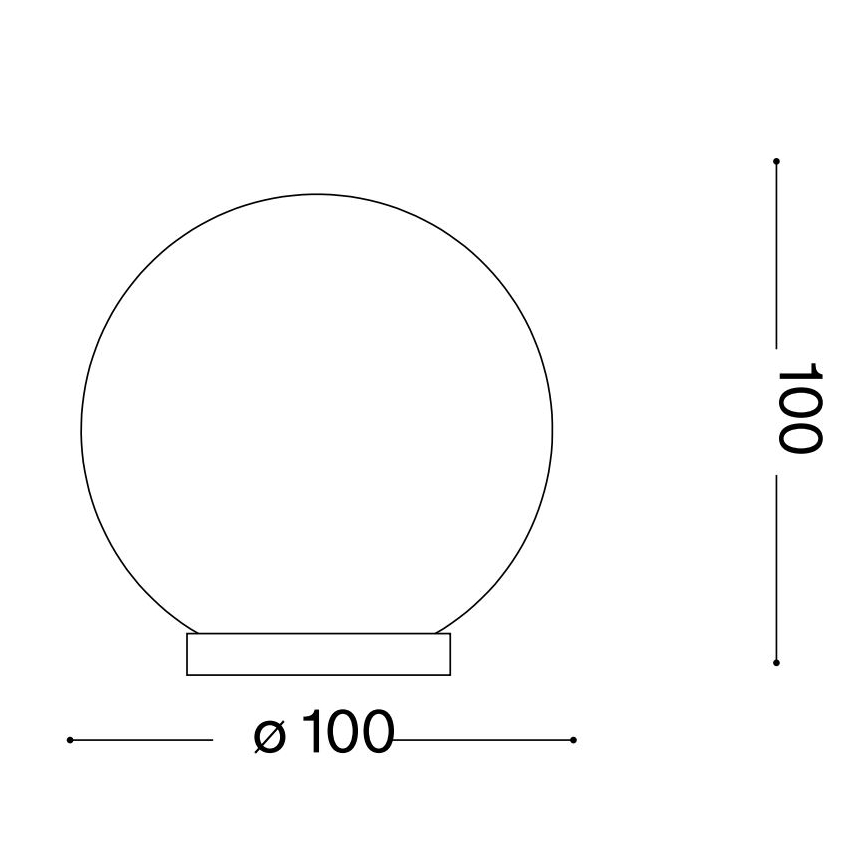 Ideal Lux - LED Namizna svetilka MAPA 1xG9/3W/230V pr. 10 cm bela