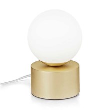 Ideal Lux - LED Namizna svetilka PERLAGE 1xG9/3W/230V zlata/bela