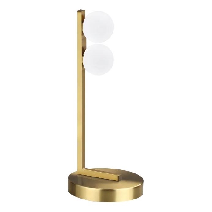 Ideal Lux - LED Namizna svetilka PING PONG 2xLED/3W/230V CRI 90 medenina