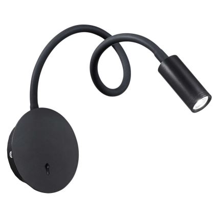 Ideal Lux - LED Nastavljiva mala svetilka FOCUS LED/3,5W/230V CRI 90 črna