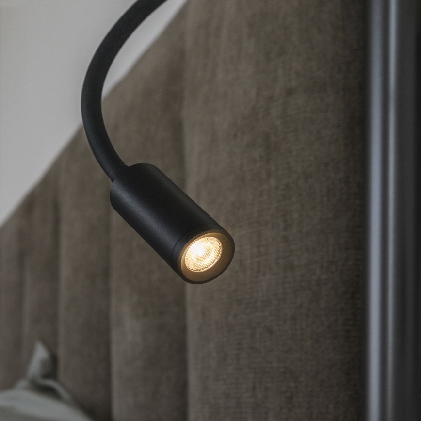 Ideal Lux - LED Nastavljiva mala svetilka FOCUS LED/3,5W/230V CRI 90 črna