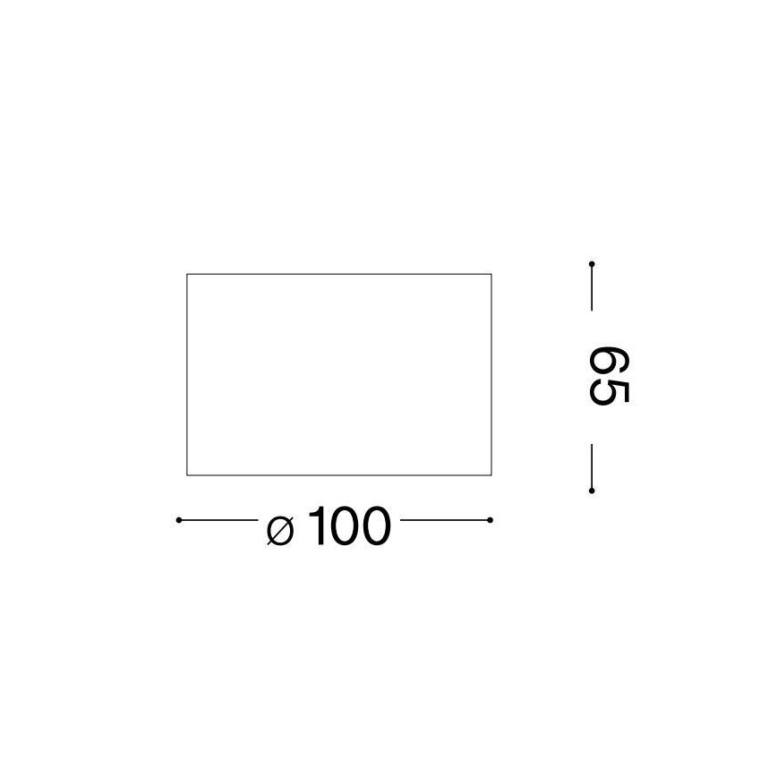 Ideal Lux - LED Reflektor SPIKE 1xGX53/9W/230V bela