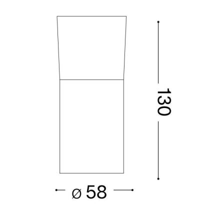 Ideal Lux - LED Reflektor TOBY 1xGU10/7W/230V CRI 90 bela