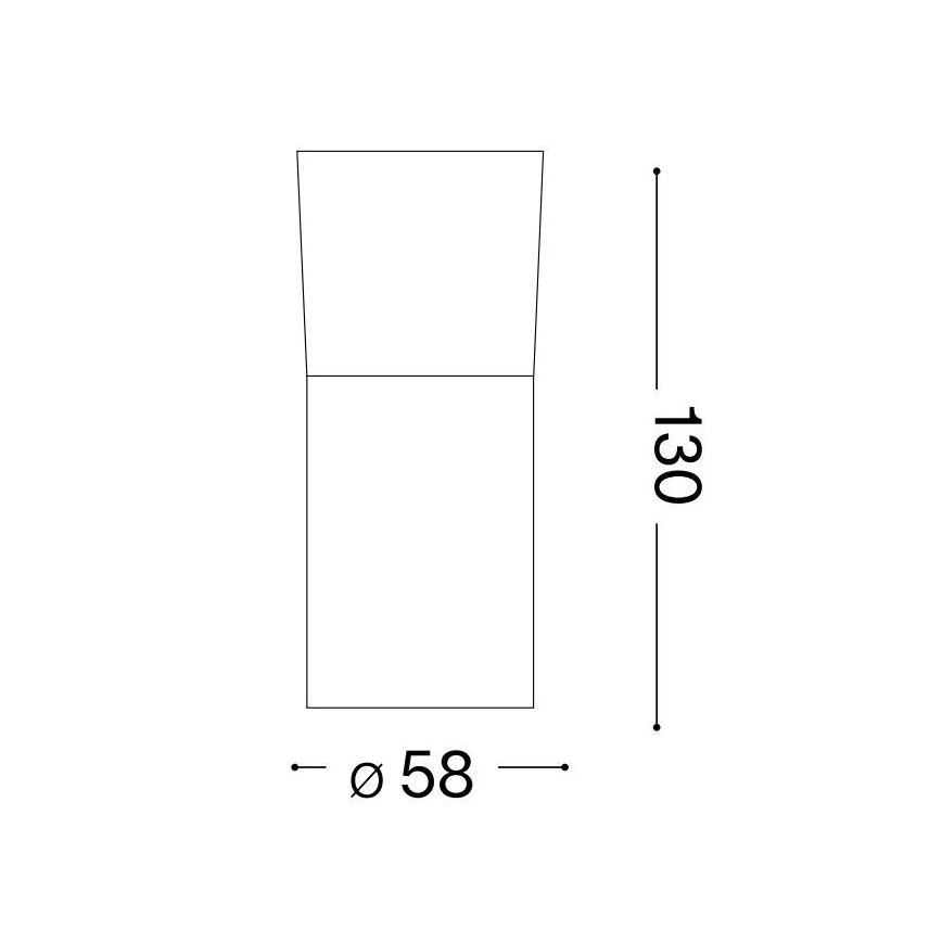 Ideal Lux - LED Reflektor TOBY 1xGU10/7W/230V CRI 90 bela