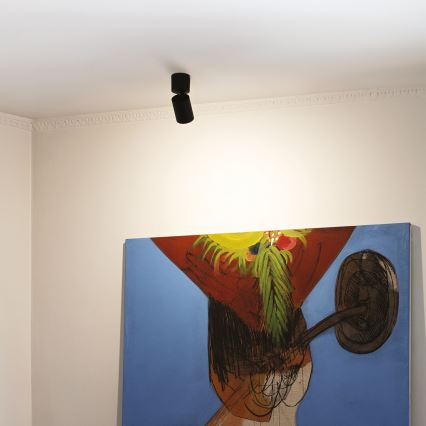 Ideal Lux - LED Reflektor TOBY 1xGU10/7W/230V CRI 90 črna