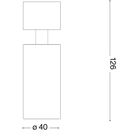 Ideal Lux - LED spot DYNAMITE 1xGU10/7W/230V CRI 90 črna