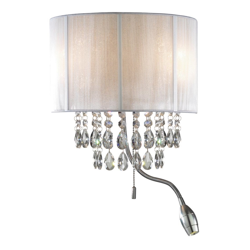 Ideal Lux - LED Stenska svetilka 2xE14/40W/230V + LED/1W