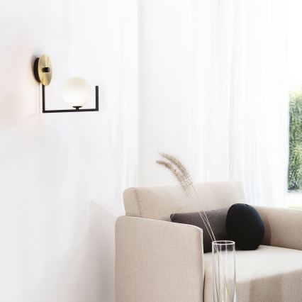 Ideal Lux - LED Stenska svetilka BIRDS 1xG9/3W/230V črna/zlata