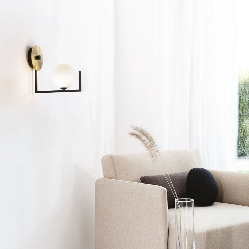 Ideal Lux - LED Stenska svetilka BIRDS 1xG9/3W/230V črna/zlata