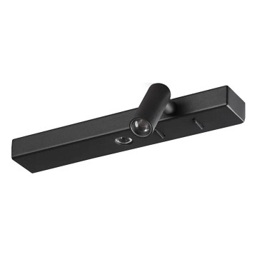 Ideal Lux - LED Stenska svetilka BONNE 2xLED/6,5W/230V CRI 90 črna