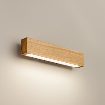 Ideal Lux - LED Stenska svetilka CRAFT LED/12W/230V CRI 90 bukev