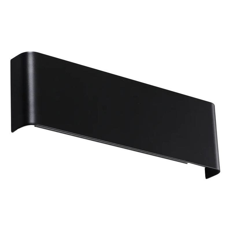 Ideal Lux - LED Stenska svetilka DELTA LED/10W/230V 3000K 30 cm CRI 90 črna