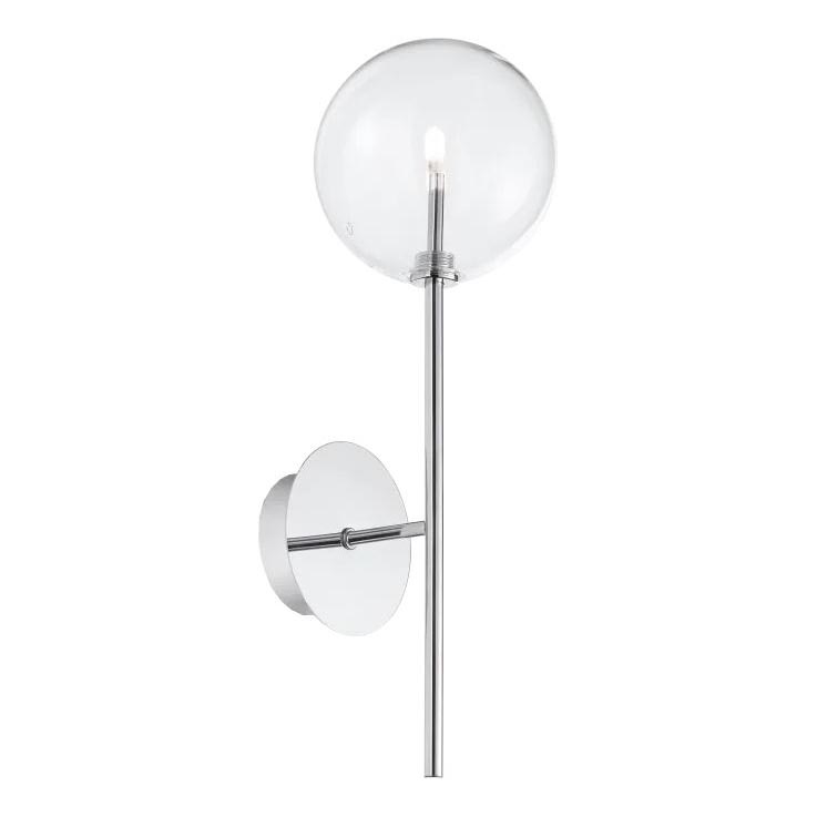 Ideal Lux - LED Stenska svetilka EQUINOXE 1xG4/2W/230V sijajni krom/prozorna