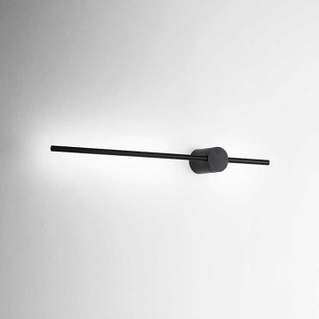 Ideal Lux - LED Stenska svetilka ESSENCE LED/12W/230V 70 cm 3000K CRI 90 črna