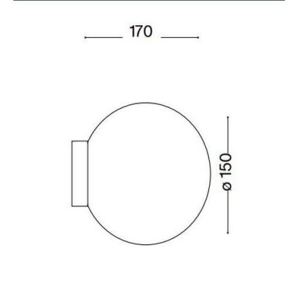 Ideal Lux - LED Stenska svetilka MAPA 1xG9/15W/230V
