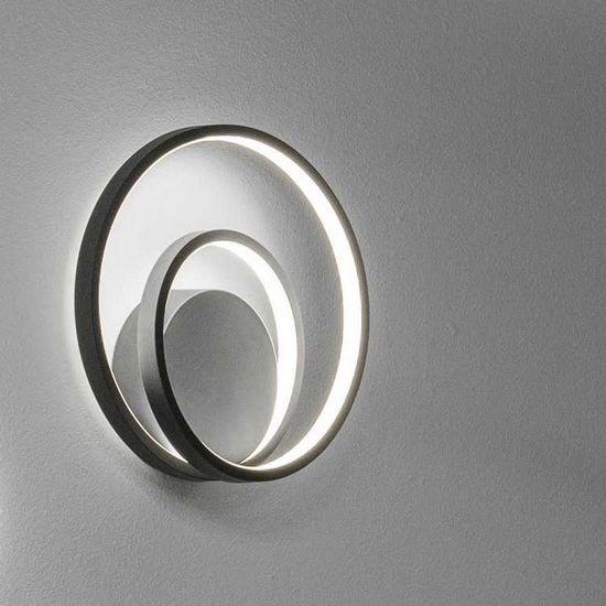 Ideal Lux - LED Stenska svetilka OZ LED/26W/230V CRI 90 črna