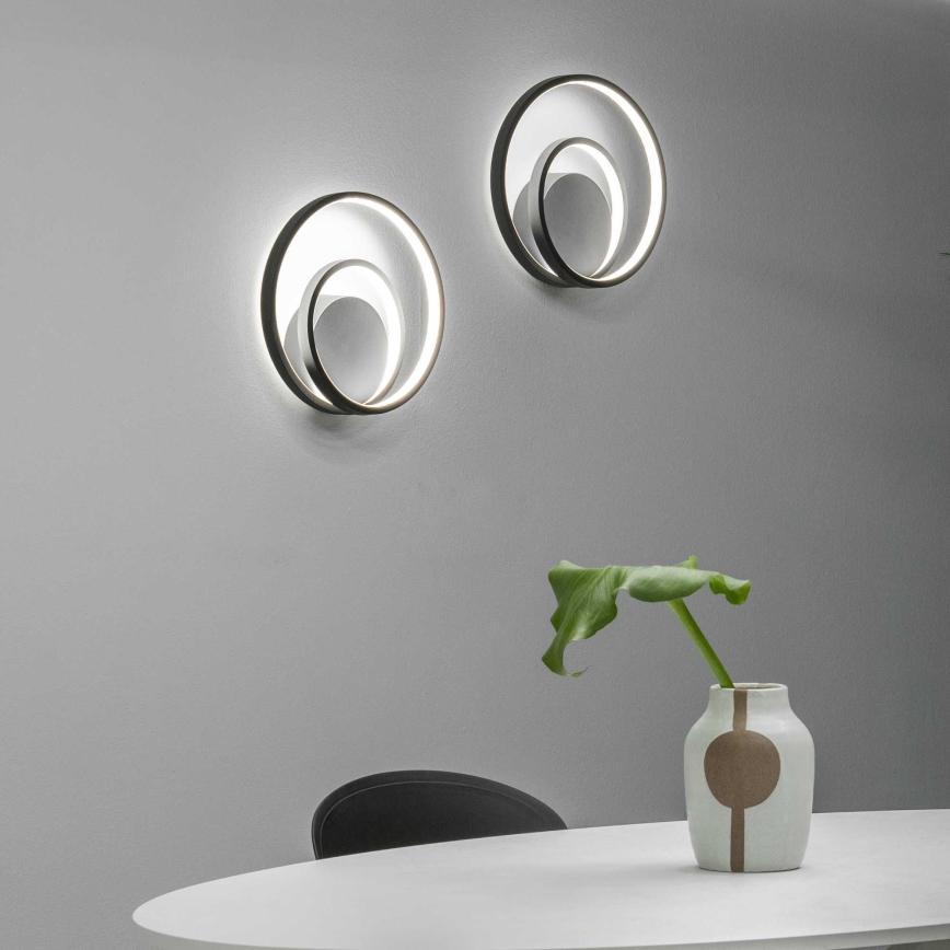 Ideal Lux - LED Stenska svetilka OZ LED/26W/230V CRI 90 črna