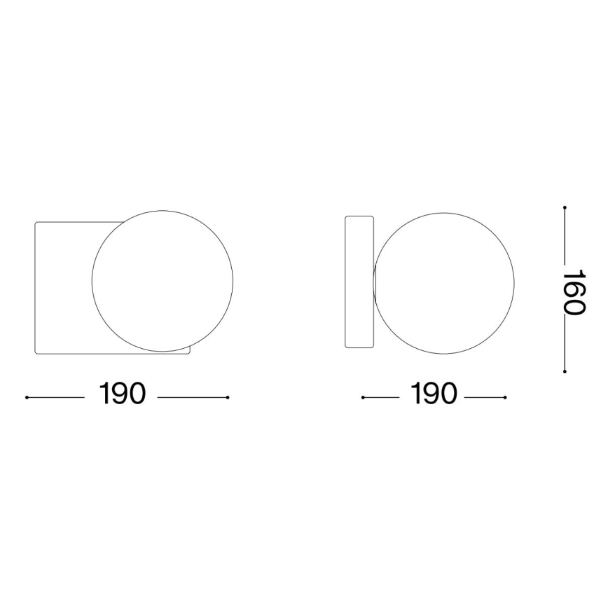 Ideal Lux - LED Stenska svetilka PENTA 1xG9/3W/230V zlata