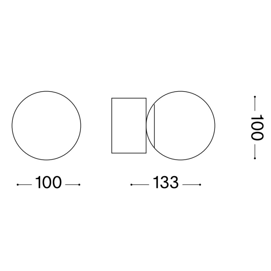 Ideal Lux - LED Stenska svetilka PERLAGE 1xG9/3W/230V črna/dimna
