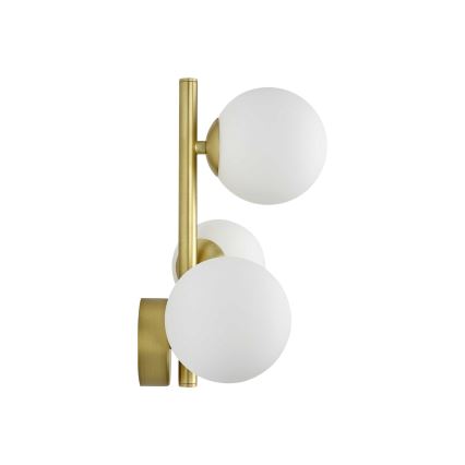 Ideal Lux - LED Stenska svetilka PERLAGE 3xG9/3W/230V zlata/bela