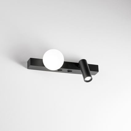 Ideal Lux - LED Stenska svetilka PING PONG 2xLED/3W/230V CRI 90 črna