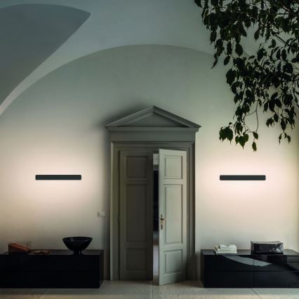 Ideal Lux - LED Stenska svetilka ZIG ZAG LED/30W/230V 75 cm CRI 90 črna