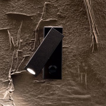 Ideal Lux - LED stenska točkovna svetilka PAGE LED/3W/230V CRI 90 črna