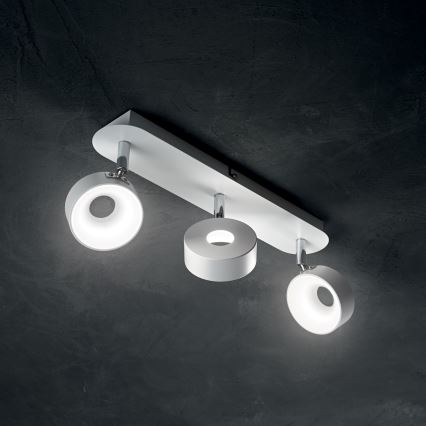 Ideal Lux - LED stenska usmerjena svetilka OBY 3xLED/6W/230V CRI 90 bela