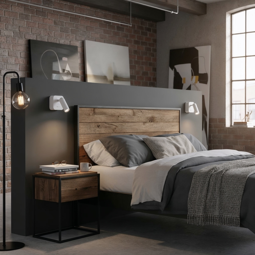 Ideal Lux - LED Stenski reflektor BEAN LED/3W/230V CRI 90 bela