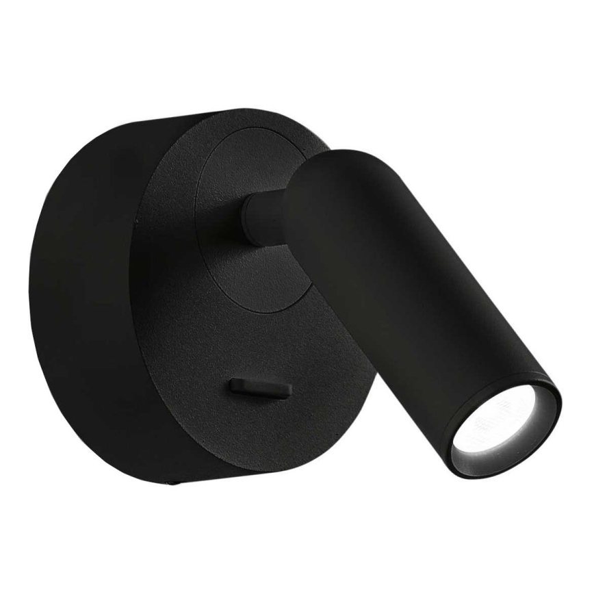Ideal Lux - LED Stenski reflektor BEAN LED/3W/230V CRI 90 črna