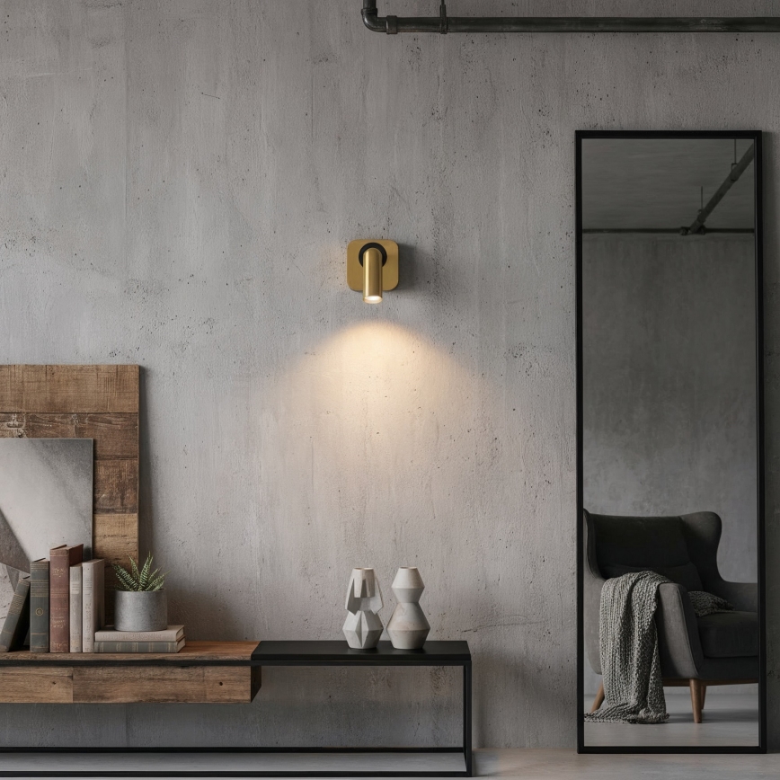 Ideal Lux - LED Stenski reflektor BEAN LED/3W/230V CRI 90 zlata