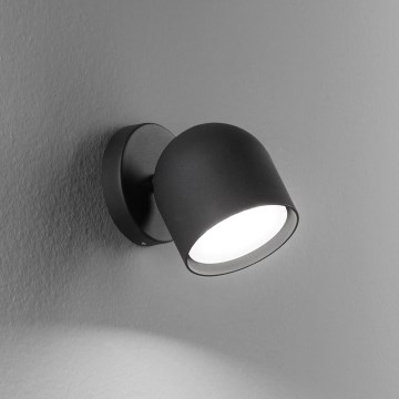 Ideal Lux - LED Stenski reflektor DODO 1xGX53/9W/230V črna