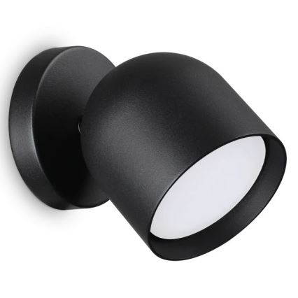 Ideal Lux - LED Stenski reflektor DODO 1xGX53/9W/230V črna