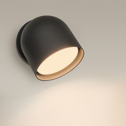 Ideal Lux - LED Stenski reflektor DODO 1xGX53/9W/230V črna
