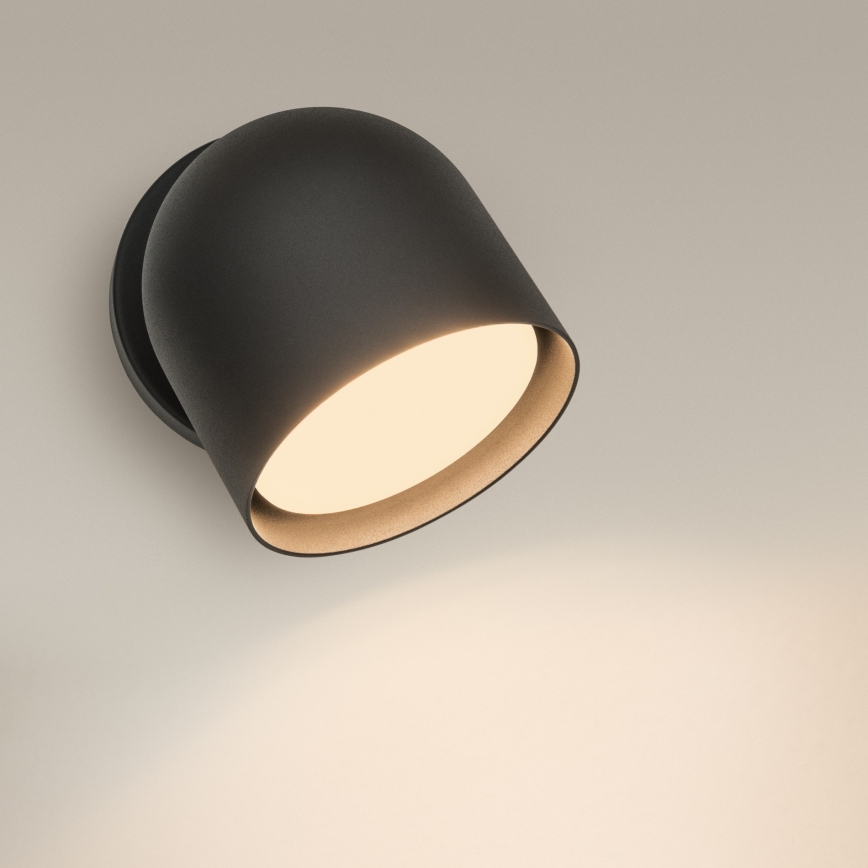 Ideal Lux - LED Stenski reflektor DODO 1xGX53/9W/230V črna