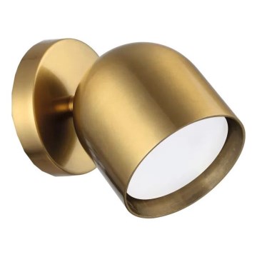 Ideal Lux - LED Stenski reflektor DODO 1xGX53/9W/230V medenina