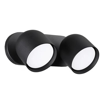Ideal Lux - LED Stenski reflektor DODO 2xGX53/9W/230V črna
