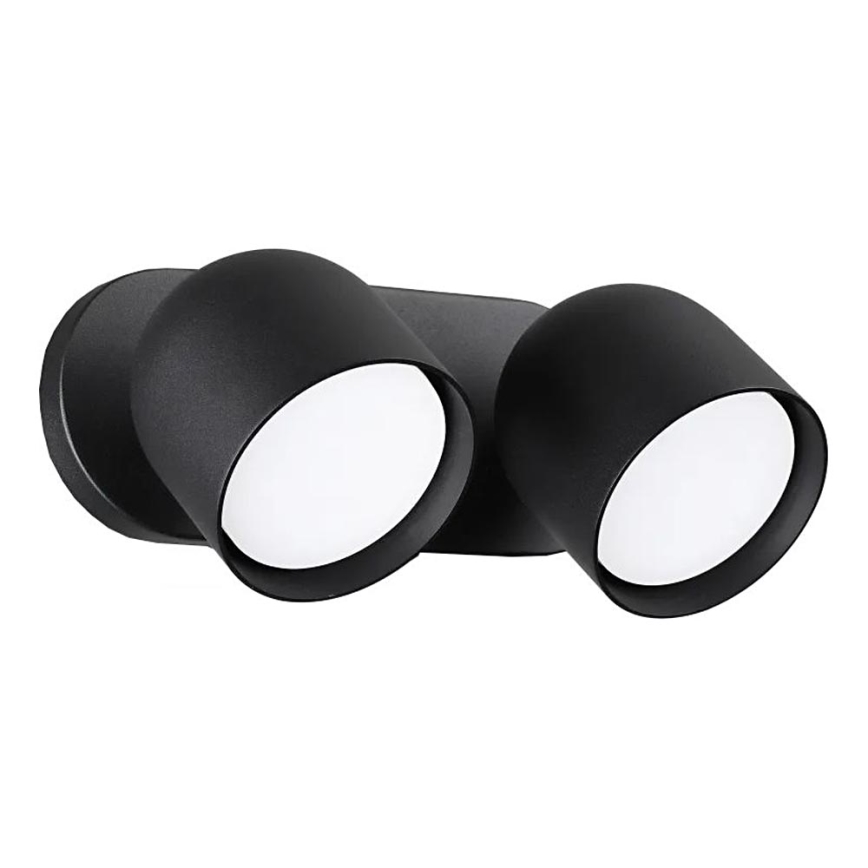 Ideal Lux - LED Stenski reflektor DODO 2xGX53/9W/230V črna