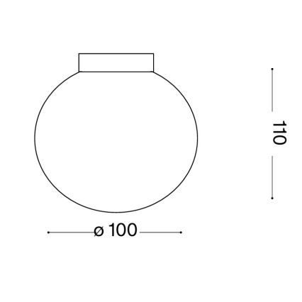 Ideal Lux - LED stensko svetilo MAPA 1xG9/3W/230V, premer 10 cm, belo