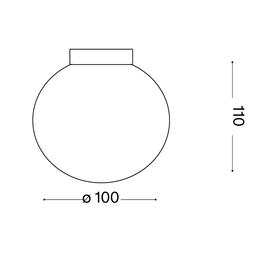 Ideal Lux - LED stensko svetilo MAPA 1xG9/3W/230V, premer 10 cm, belo