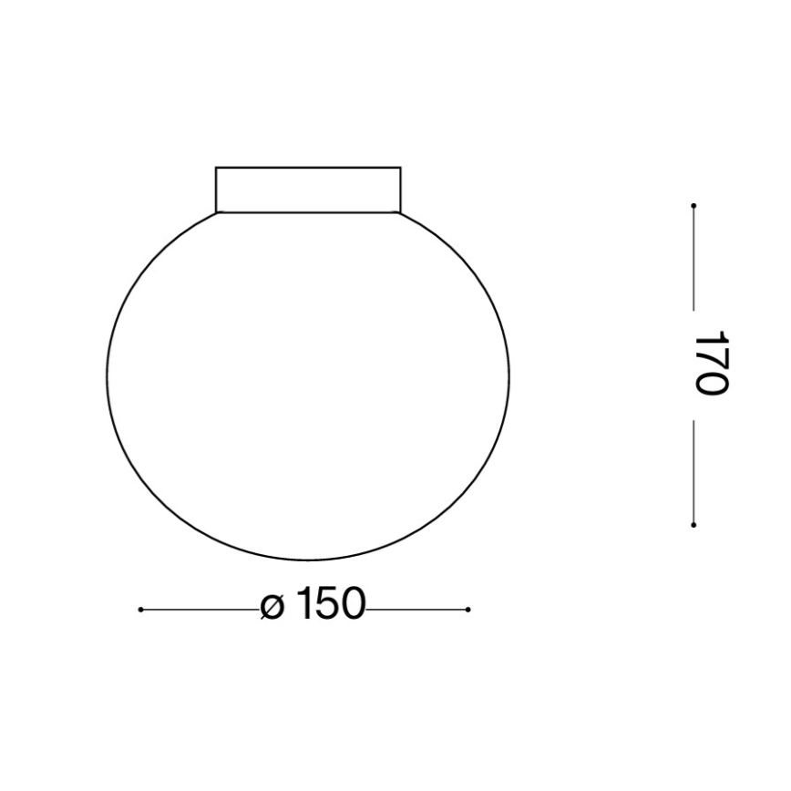 Ideal Lux - LED stensko svetilo MAPA 1xG9/3W/230V, premer 15 cm, bela