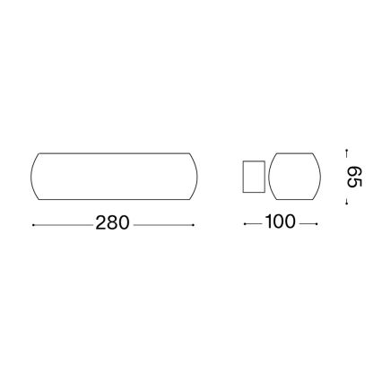 Ideal Lux - LED stensko svetilo MORIS 2xG9/3W/230V bela