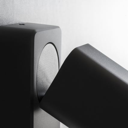 Ideal Lux - LED stensko točkovno svetilo RUDY 1xGU10/7W/230V CRI 90 črna