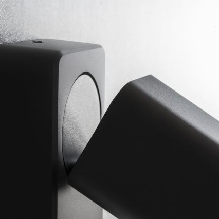 Ideal Lux - LED stensko točkovno svetilo RUDY 1xGU10/7W/230V CRI 90 črna
