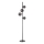 Ideal Lux - LED stoječa svetilka PERLAGE 4xG9/3W/230V črna/dimna črna