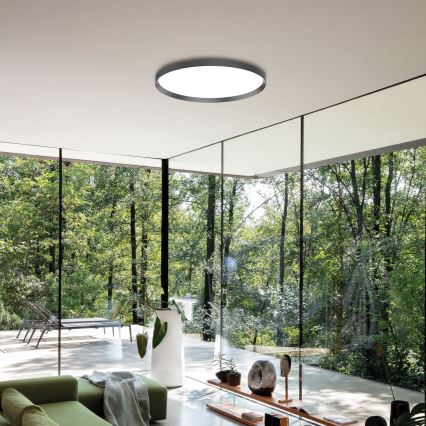 Ideal Lux - LED Stropna svetilka FLY LED/26W/230V 2700K pr. 45 cm CRI 90 IP40 črna