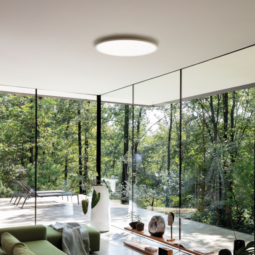 Ideal Lux - LED Stropna svetilka FLY LED/53W/230V 2700K pr. 60 cm CRI 90 IP40 bela