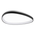 Ideal Lux - LED Stropna svetilka GEMINI LED/30W/230V pr. 61 cm CRI 90 črna